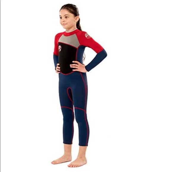 Scubadonkey 2.5mm Neoprene Full Wetsuit for Kids Girls | CPSC Certified - Picture 3 of 7